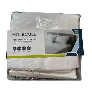 Molecule Performance Sheets T-300 Cotton Tencel Twin XL 3-Piece Sheet Set White